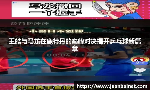 王皓与马龙在鹿特丹的巅峰对决揭开乒乓球新篇章